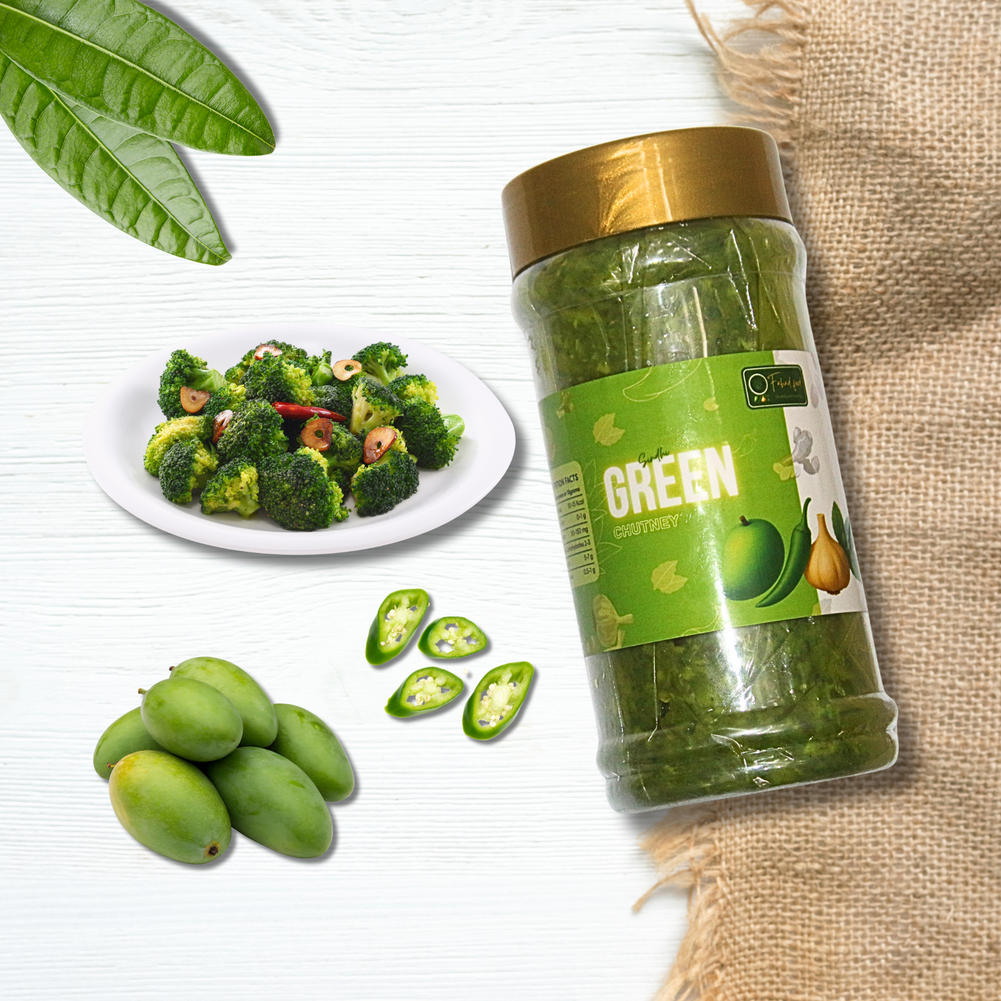 MIX GREEN CHUTNEY-1,000g